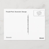 春インForsyth Park - Savannah, GA ポストカード (裏面)