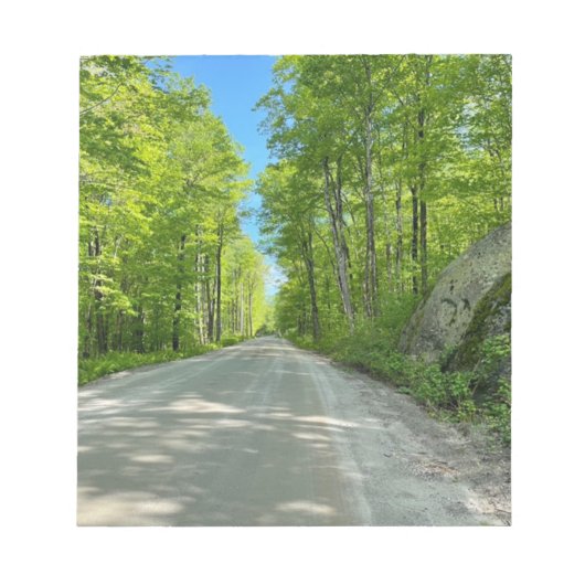 春インNotch, Vermont – メモ帳 (正面)