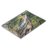 春インRockiesカナダ風光明媚なウォーターフォール ノートブック (左側)