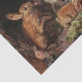 春イースターウサギの切り離し素朴 薄葉紙 (詳細)