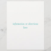 春イースターエッグ狩り チラシ (裏面)