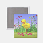 春イースターチキン マグネット (正面/裏面)