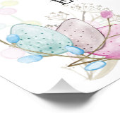 春イースターハッピーバースデートラックバニー ポスター (コーナー)