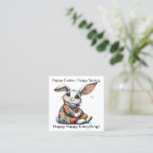 春イースターハンドアウト – 戻る参照! スクエア名刺 (スタンド正面)