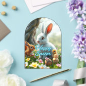 春イースターバニー アクリル招待状 (インサイチュ (ウェディング))