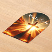 春イースター アクリル招待状 (レイダウン)