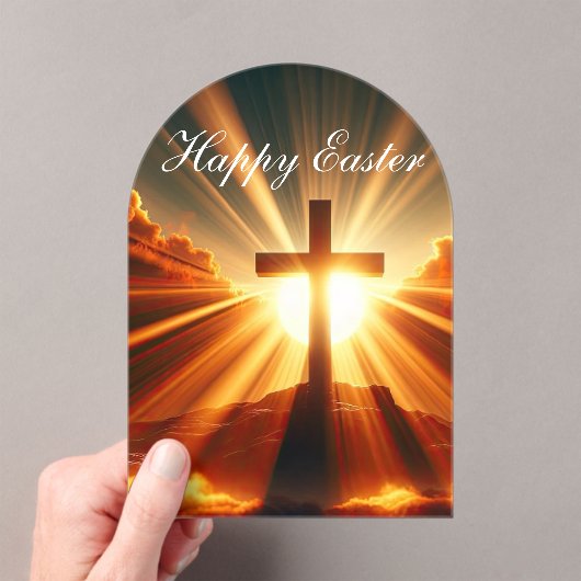 春イースター アクリル招待状 (インサイチュ (ポータブル))