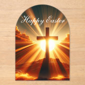 春イースター アクリル招待状 (正面)