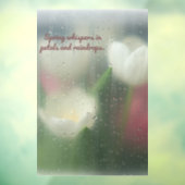 春ウィスパイン花びらと雨滴 ウィンドウサイン (シート3)