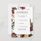 春ウェディングカラフルRSVPカードの豊富さ 出欠カード (裏面)