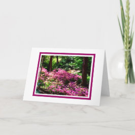 春ウォークグリーティ空白のングカード カード