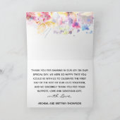 春ウォーターカラーパステルフローラ | サンキューカード (内部)