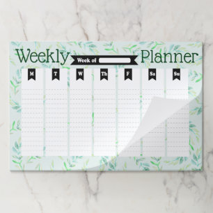 春ウォーターカラーローレズウィークリープランナー ペーパーパッド