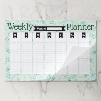 春ウォーターカラーローレズウィークリープランナー ペーパーパッド