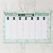 春ウォーターカラーローレズウィークリープランナー ペーパーパッド (正面)