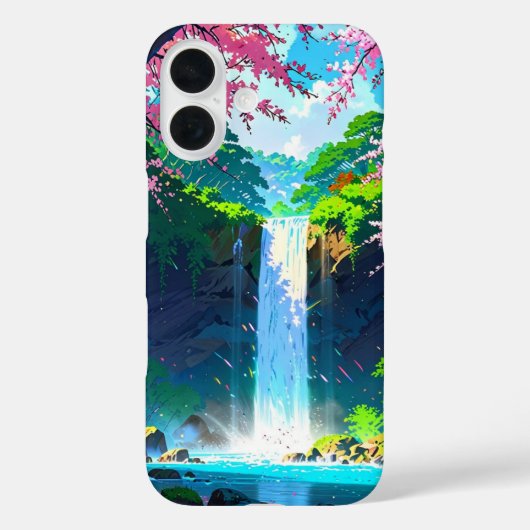 春ウォーターフォールオアシス Case-Mate iPhoneケース (裏面)