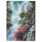 春ウォーターフォールマウンテンピンクの花11 クリップボード (裏面)