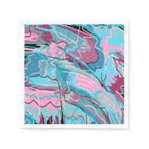 春ウォーター抽象芸術プリント