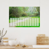 春ウッズパスファミリースペシャル日カレンダー ポスター (キッチン)