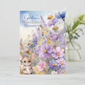 春ウッドランドシャワー招待状 招待状 (スタンド正面)