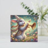 春ウッドランドフラワーズミュージカルイースターバニー シーズンカード (スタンド正面)