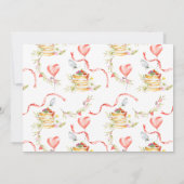 春ウッドランド|ドライブバイ誕生日招待状 招待状 (裏面)