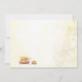 春ウミガメ赤ちゃんシャワー 招待状 (裏面)