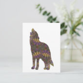 春ウルフポストカード ポストカード (スタンド正面)