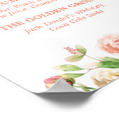 春エレガンスシグネチャードリンクサイン ポスター (角)