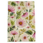 春エレガントの花 ミディアムペーパーバッグ (裏面)