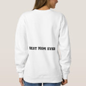 春エレガントガールのフローラドレス | 水 スウェットシャツ (裏面)