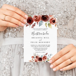 春エレガントフローラヌエストラボダ結婚ズ 招待状