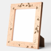 春エレガントフローラ木製写真レーザ レーザー彫刻フレーム (左)