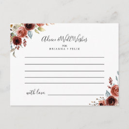 春エレガントフローラ結婚アドバイスカード ポストカード