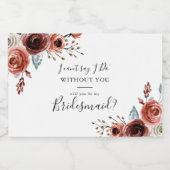 春エレガントフローラ花嫁提案 スパークリングワインラベル (シングルラベル)