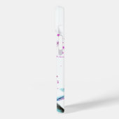 春エレガントブロッサムピンクフローラ水彩アート Case-Mate iPhoneケース (裏面 / 左)