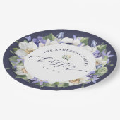 春エレガント水カラーフローライースター紙プラット ペーパープレート (アングル)