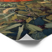 春エレガント近くのヴィンテージ ポスター (角)