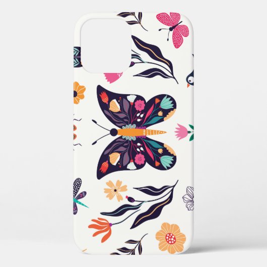 春エレメンツ蝶の鳥の花 Case-Mate iPhoneケース (裏面)