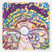 春エンジェル癌が詩のシールを行うことができない スクエアシール (正面)