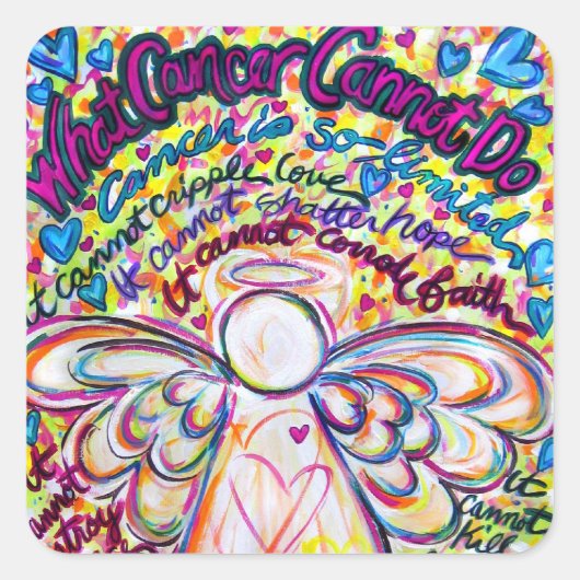 春エンジェル癌が詩のシールを行うことができない スクエアシール (正面)