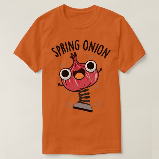 春オニオンおもしろいベジパン1 Tシャツ (デザイン正面)