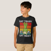 春オニオンジムウエイトトレーニング食べゴミリフトHe Tシャツ (正面フル)