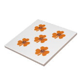 春オレンジ、キッチン用オレンジクローバー タイル (側面)