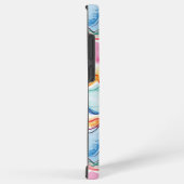 春オーガニックの波状のテクスチャ SAMSUNG GALAXYケース (右側面)