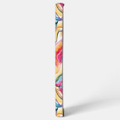 春オーガニックの波状のテクスチャ SAMSUNG GALAXYケース (左側面)