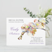 春オーキッドフローラブライダルシャワー招待 招待状 (スタンド正面)