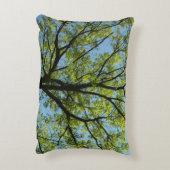 春オークツリー鮮やか自然 アクセントクッション (裏面(縦))