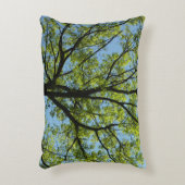 春オークツリー鮮やか自然 アクセントクッション (正面(垂直))