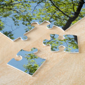 春オークツリー鮮やか自然 ジグソーパズル (側面)